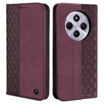 CXTCASE Xiaomi Redmi A4 Kılıfı, PU Deri Folyo Kapaklı Cüzdan Kapaklı Kılıf Kart Tutucu Yuvalı Manyetik Kapatma, Darbeye Dayanıklı Koruyucu Telefon Kılıfı, Xiaomi Redmi A4 için, Şarap Kırmızısı