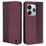 CXTCASE Xiaomi Redmi Note 14 5G Kılıf, PU Deri Folyo Kapaklı Cüzdan Kapaklı Kılıf Kart Tutucu Yuvalı Manyetik Kapatma, Darbeye Dayanıklı Koruyucu Telefon Kılıfı, Xiaomi Redmi Note 14 5G için, Şarap