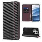 CXTcase Xiaomi Redmi Note 14 Pro 5G/Pro+ 5G için Kılıf, Kitap Kapaklı Cüzdan PU Deri Kılıf, Kart Yuvalı ve Stand Fonksiyonlu Kılıf, Şarap Kırmızısı