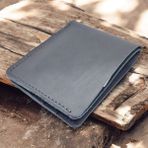 Cy Leather Eternal Classic Siyah Hakiki Deri El Yapımı Erkek Cüzdanı - 0 - Siyah