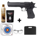 Cybergun Desert Eagle .50AE Siyah + Green Gas + 0.20GR Bb + Taşıma Çantası + Balistik Gözlük