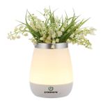Cybernova dimmable LED vazo lamba 3 Modi Warm White Nightlights Touch LED Yazı Masası lamba çocuk çocuk bebek gece ışık ve yatak odası oturma odası için dekorasyon tekrar şarj edilebilir