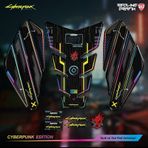 Cyberpunk Tank Pad Yan Pad Seti Motorsiklet Universal Özel Seri S
