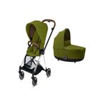 Cybex Mios Chrome Brown Khaki Green Bebek Arabası