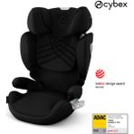 Cybex Solution T Ifix Plus (Terletmeyen Özel Kumaş) (Adac ödüllü isofixli çocuk oto koltuğu 15-50 Kg) - Siyah