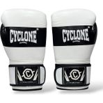 Cyclone Profesyonel Boks Eldiveni Hakiki Deri - Beyaz - 12 oz