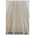 CYD DEMİRALAY BONCUK Makrome Çubuğu Ham 40 Cm Uzunluk-10 Mm Kalınlık (1 Paket 10 Adet)