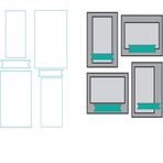 CYFUN DESIGN Arka plan şekli desenleri daire kare zanaat şablonlar şablon kesme kalıp kart yapımı ve Scrapbooking için el yapımı zanaat kabartma şablon şablon DIY mühür fotoğraf albümü dekor