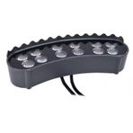 CYHTYM Halka Işık Açık Çim Palmiye Halkası Ağacı Işığı, Sarı LED Manzara Projektörü 2000K, DC24V Suya Dayanıklı Aydınlatma Lambası IP67 (1 SET 220V)