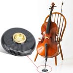 Cyllde Çello standı durdurucu çello önleyici/kaymaz mat plastik/metal stand zemin koruyucu müzik aleti aksesuarları viyolonsel stand aksesuarları