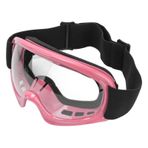 Cyllde Çocuk Dirt Bike Gözlükleri - Açık Havada Bisiklete Binme, Kayak, ATV, Off-Road Yarışı Için Darbelere Dayanıklı Ve UV Koruyucu Motosiklet Gözlükleri - Güvenlik Ve Stil Için Genç Boyutu(Pembe)
