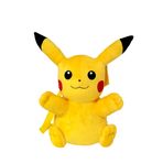 CYPBRANDS CYP - Pokemon Pikachu Peluş Sırt Çantası - 35 cm, siyah, 35 cm, Gündelik