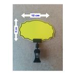 CYS ETİKET CYS 1047-SARI PVC YAZILIP SİLİNİR MANDALLI DOLAP ŞARKÜTERİ KASAP PASTANE REYON ETİKETİ