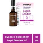 Cysonix Sürülebilir Lugol Solution %2 30 ml - Aromasız