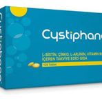Cystiphane L-Sistin Çinko L-Arjinin Vitamin B6 İçeren 120 Tablet