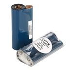 CYTTR 11 cm x 244' Termal Transfer Şeridi - 1 Rulo Balmumu/Reçine Termal Kurdele 1/2" çekirdek Zebra Eltron Datamax Zebra GC420t GK420t GX420t TLP2442 TLP2844 için Mürekkep Çıkışı