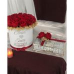 Cyz Home Walter Söz Nişan Kız İsteme Çikolatası ve İsteme Çiçeği Seti