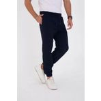 C&Z Collection Unisex Kışlık Üç İplik Lastikli Eşofman Pantolon - Lacivert