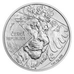 Czech Mint 1 Ons Czech Lion 2024 999.0 Gümüş Sikke Coin