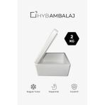 D-4 2kg Soğuk Zincir Strafor Köpük Kutu 28,8x23x16,5 - Isı Yalıtımlı, Kapaklı, Termal Gıda Taşıma