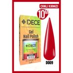 d dece Kalıcı Oje Uv Led D009 (KIRMIZI SERİSİ) 10ml