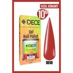 d dece Kalıcı Oje Uv Led D010 (KIRMIZI SERİSİ) 10ml