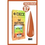 d dece Kalıcı Oje Uv Led D041 (TURUNCU SERİSİ) 10ml