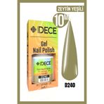 d dece Kalıcı Oje Uv Led D240 (YEŞİL SERİSİ) 10ml