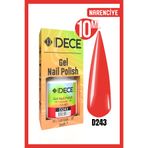 d dece Kalıcı Oje Uv Led D243 (KIRMIZI SERİSİ) 10ml
