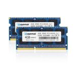 D DUOMEIQI 8GB Kit (2x4GB) PC3-8500 DDR3 1066MHz RAM 2Rx8 4GB 204pin SO-DIMM 1.5V CL7 Bellek MacBook, MacBook Pro, iMac, Mac Mini için Yükseltme
