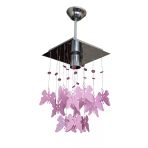 D-Light Kelebek Pembe Tekli Avize
