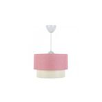 D-Light Melon Pembe Beyaz Avize