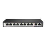 D-Link DGS-F1010P-E-E 10 Port 120 W Full PoE Gigabit 2X Uplink Yönetilemez PoE Switch