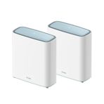 D-Link Eagle Pro AI AX3200 Mesh WiFi 6 Sistemi- 2'li Paket - 8 Akış, 802.11ax Yönlendirici, Çift Bant, OFDMA, MU-MIMO, Google Asistan ve Amazon Alexa ile Ses Kontrolü (Üretici Üretimi Durduruldu)