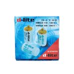 D-Lite 4x22W 130V Tekli 230V Çiftli FS2 Starter