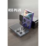 D-R35 Plus 3.5 Inç IPS Ekran Retro Handheld Video Oyunu Konsolu Mini Video Oynatıcı 15000 Oyun - Futbol - Renkli