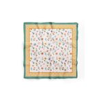 D scarf SU YEŞİLİ ÇİÇEK DESENLİ KADIN FULAR