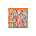 D scarf TURUNCU DESENLİ FULAR