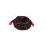 D-smart için 15 METRE Ses Ve Görüntü Kablosu HDMI GOLD ALTIN Kablo Full HD 3D 1080P 4K - ÖRGÜLÜ