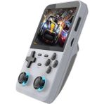 D007 Plus Android Wifi Taşınabilir Retro Ataris Oyun Konsolu 3.5 Inç Ekran 64GB Hafıza 10.000+ Oyun - Gri
