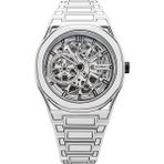 D1 Milano Skeleton White Sketch SKBJ20 Kol Saati - Renkli