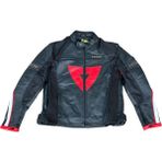 D1 Racıng Siyah Kırmızı Motosiklet Mont - XL