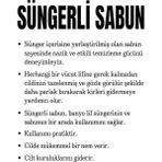 D2listone Doğal Zeytinyağlı Handmade Süngerli Sabun,sabunlu Banyo Süngeri 135 gr