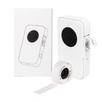 D35 Etiketleme Makinesi Mini Etiket Yazıcısı Cep Makinesi Hepsi Bir Arada BT Bağlantı Yapışkanlı Etiket DIY Tarih Dergisi Çalışma Etiketi Etiketleme 1 adet Etiket Rulo ile iOS ile Uyumlu Doomun