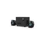 D37 Siyah Bluetooth Hoparlör 2in1 Subwoofer Rgb Işıklı Bilgisayar Hoparlörü Speaker
