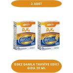 D3k2 Damla Takviye Edici Gıda 20 Ml (2 Adet)