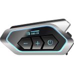 D60 2x Motosiklet Kask Kulaklığı Bluetooth Intercom Rgb Işıklı 2 Intercom Bağlantılı