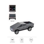 D68 Cyber Model Araba Tasarımlı Bluetooth Hoparlör 15W Güçlü Ses Rgb Led /Tws/Usb Gri Mirem0015k-Araçgri