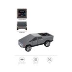 D68 Cyber Model Araba Tasarımlı Bluetooth Hoparlör 15w Güçlü Ses Rgb Led /tws/usb gri