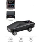 D68 Cyber Model Araba Tasarımlı Bluetooth Hoparlör 15W Güçlü Ses Rgb LED /tws/usb Siyah - Çok Renkli